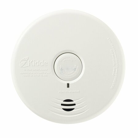 AMERICAN IMAGINATIONS Round White Combination Smoke and CO Alarm Plastic AI-37084